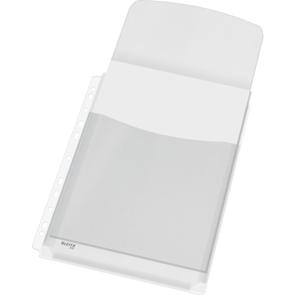 Leitz Plastficka | A4 | Exp. m. klaff | 5 st.