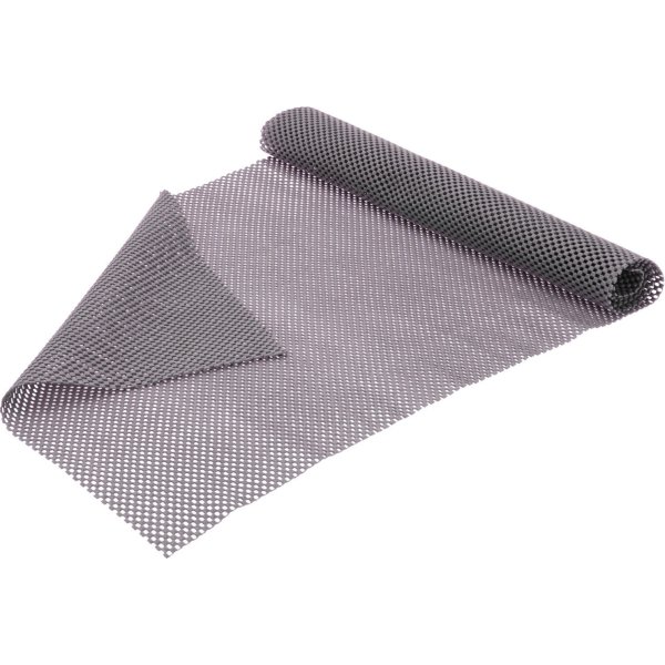 Halkfri matta, PVC, grå/vit, 45x125 cm.