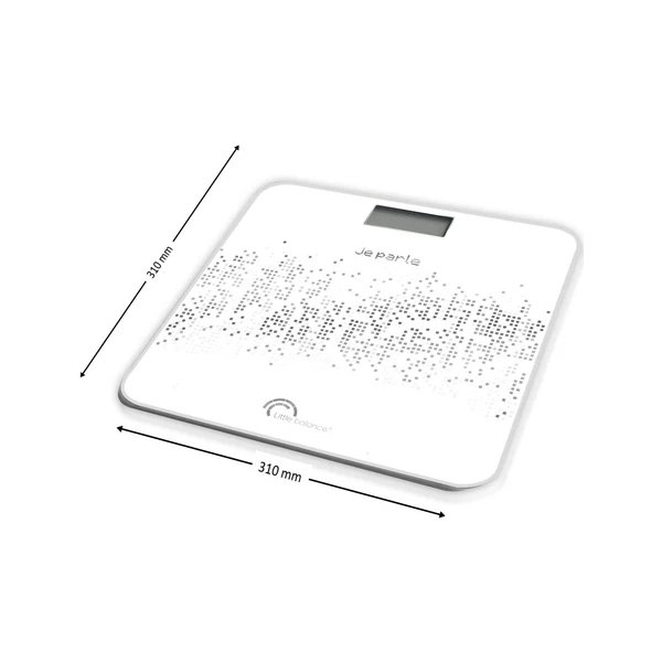 Little Balance personvåg, vit, tal