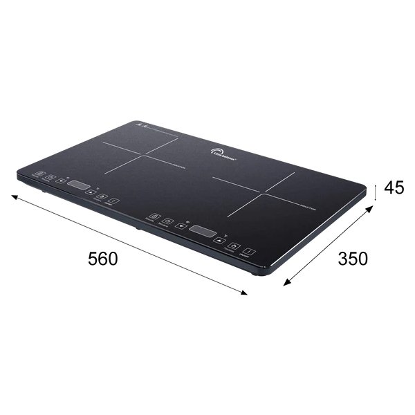 Little Balance dubbel induktionshäll, svart