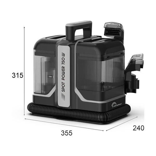 Little Balance Fläckborttagare, 5 meter, svart