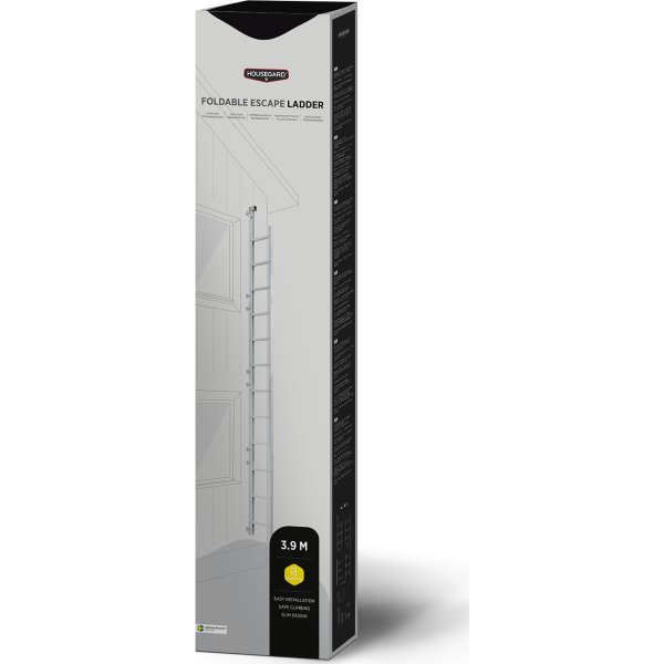 Housegard Utrymningsstege, 3,9 meter, utfällbar