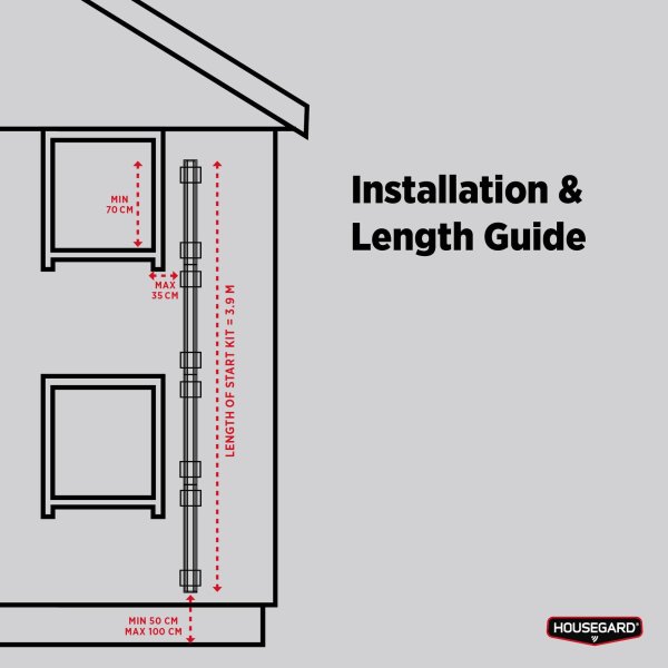 Housegard Utrymningsstege, 3,9 meter, utfällbar