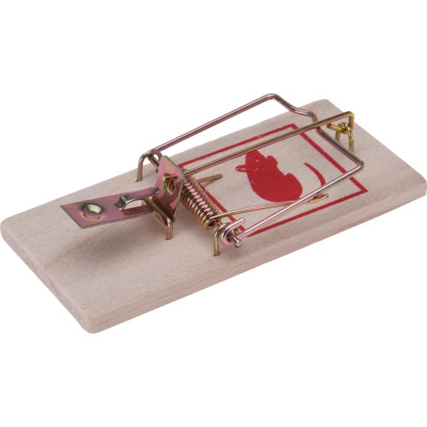 Musfälla i trä, 3 st.