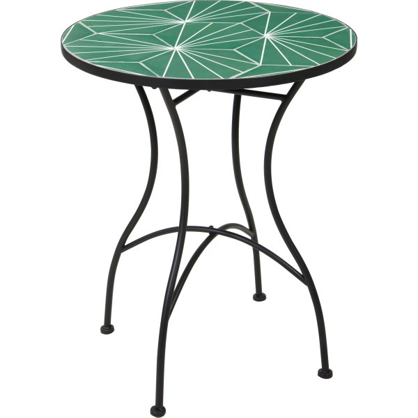 Bistro Derby mosaik cafébord, järn