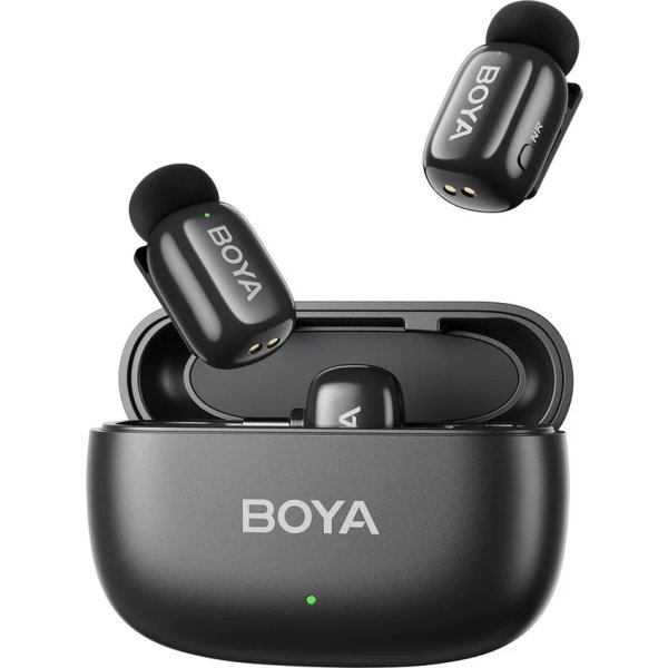 BOYA 2x Mini mikrofon, trådlös, AI, USB-C, 2,4GHz
