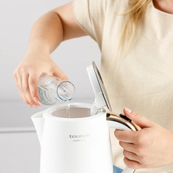 TAURUS Vattenkokare, 1,7 L - Vit
