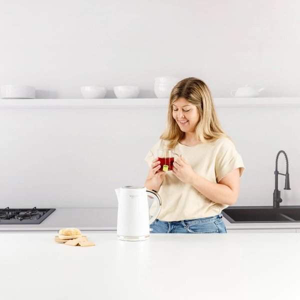 TAURUS Vattenkokare, 1,7 L - Vit