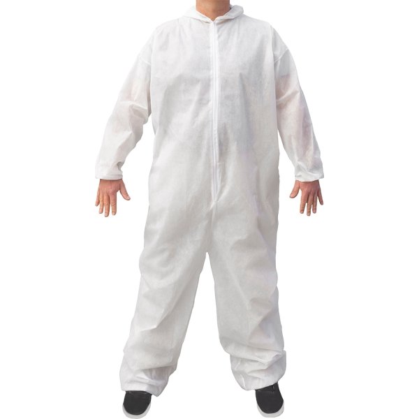 Basic Engångsoverall| XL |Skyddsoverall | XL | Vit