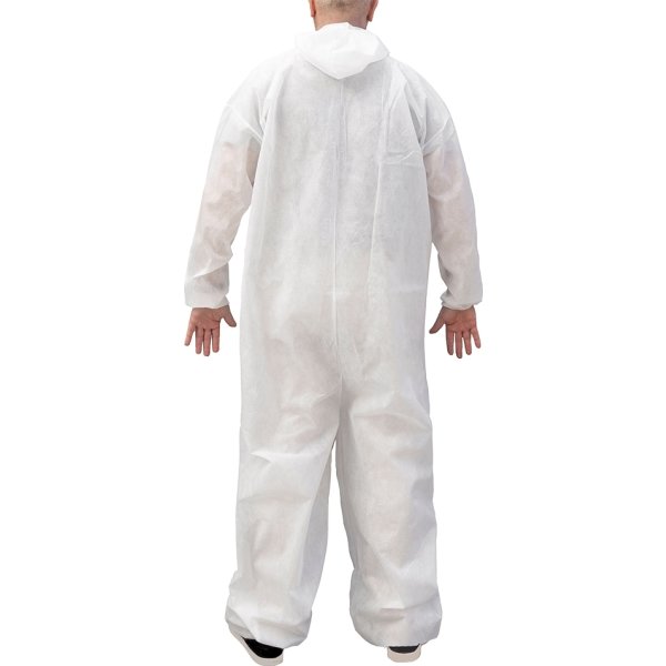 Basic Engångsoverall| XL |Skyddsoverall | XL | Vit
