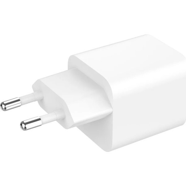 GEAR Laddare, 65W, 220V, 2x USB-C - Vit