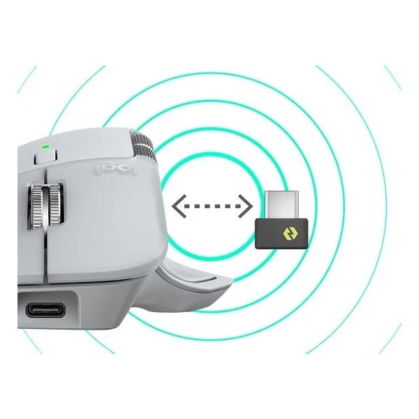 Logitech MX Master 4 Performance trådlös mus, vit