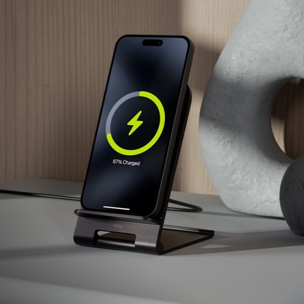 Allity Trådlös laddare, 15W, Grafit - AWC-100