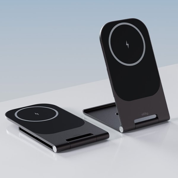 Allity Trådlös laddare, 15WMS, Grafit - AWC-200