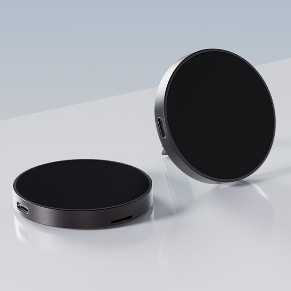 Allity Trådlös laddare, 15WMS, Grafit - AWC-210