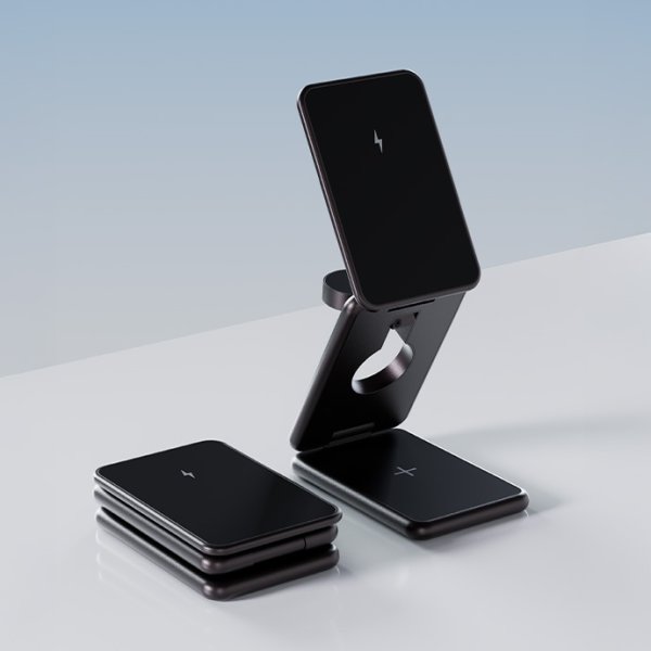 Allity Trådlös laddare, 3-i-1 - AWC-230-22WMS