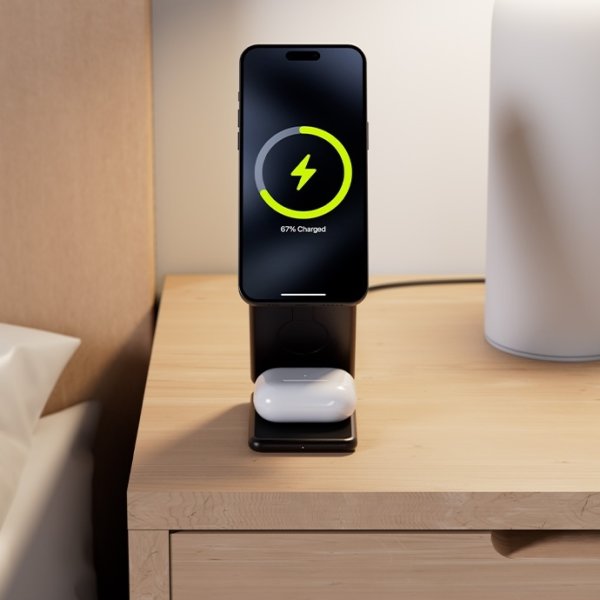 Allity Trådlös laddare, 3-i-1 - AWC-230-22WMS