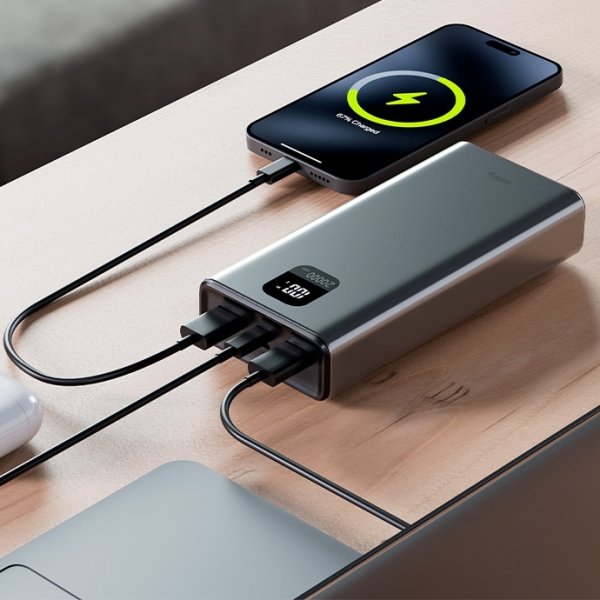 Allity Powerbank, 22,5W, 20000 mAh - Grå