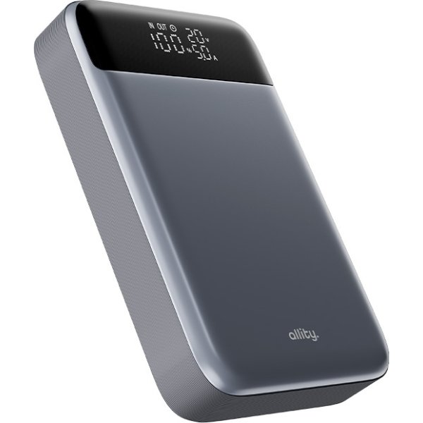 Allity Powerbank, 130W, 19200 mAh - Grå