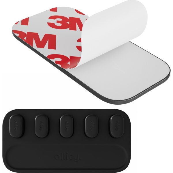 Allity Kabelorganisatör, Magnetisk, Svart ASA-410