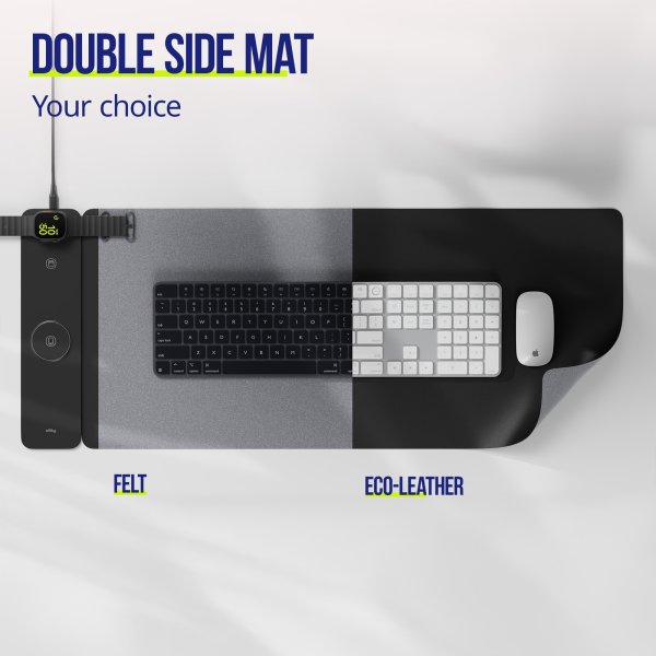 Allity Datorunderlägg, trådlös laddning 4-i-1, 15W