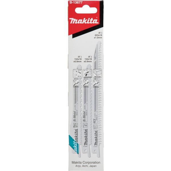 Makita Bajonettsågbladset, 3 st.