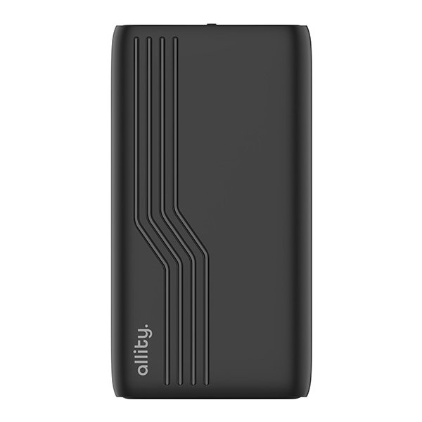 Allity Laddare, 1x USB-C, 1x USB-A, 65W - Svart