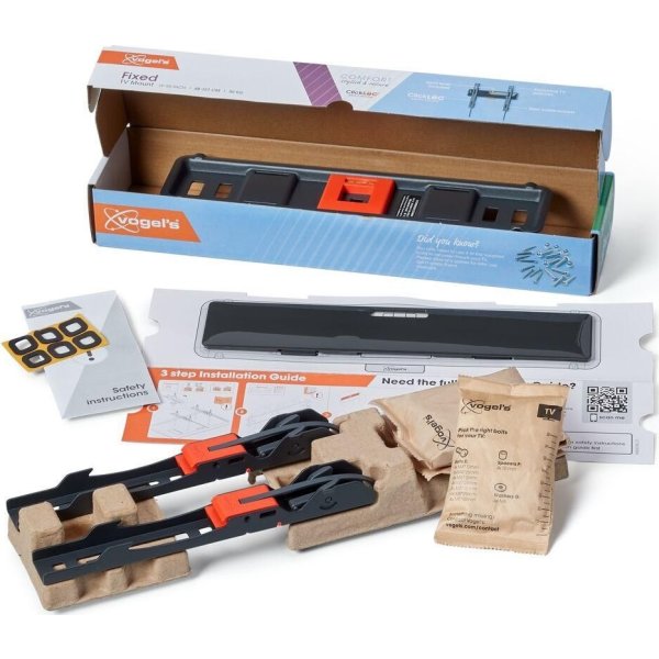 Vogel's TV-väggfäste, svart - TVM 3295