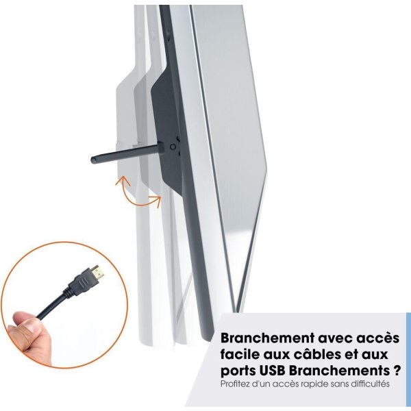 Vogel's TV-väggfäste, svart - TVM 3605