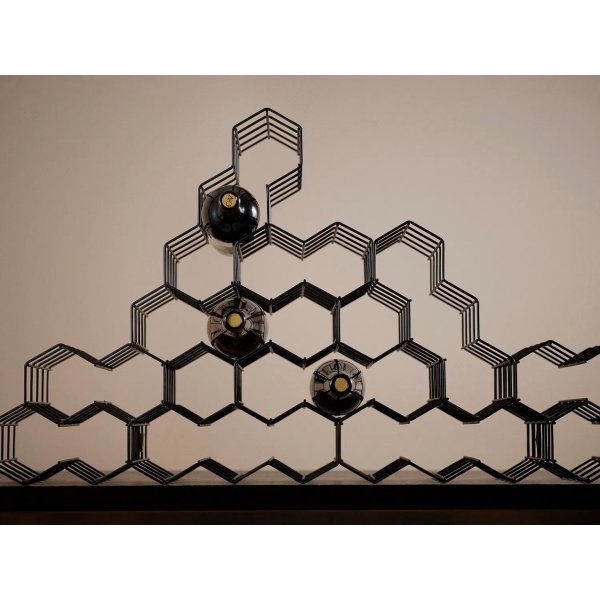 Zone Rocks Vinställ Modul, 2 platser, svart