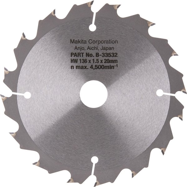 Makita HM-sågklinga, Ø136mm, 16T
