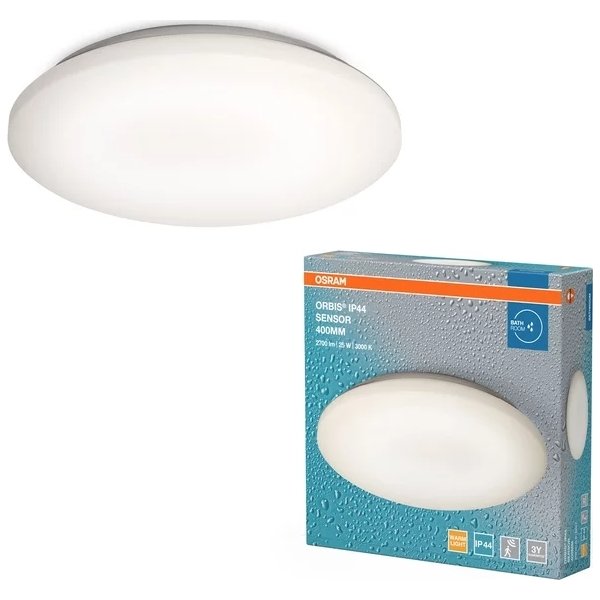 Osram LED-vägglampa, vit, 25W - Orbis IP44