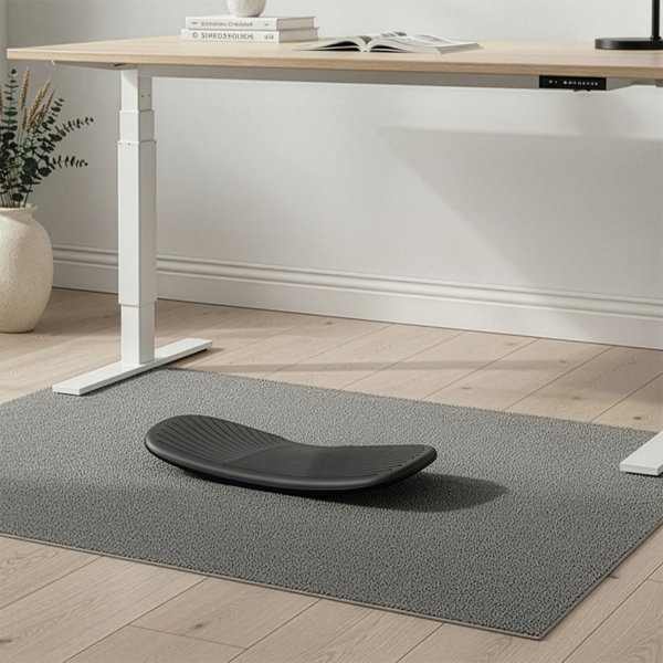 Lux balansbräda 65,5x33x6,5 cm, svart/grå