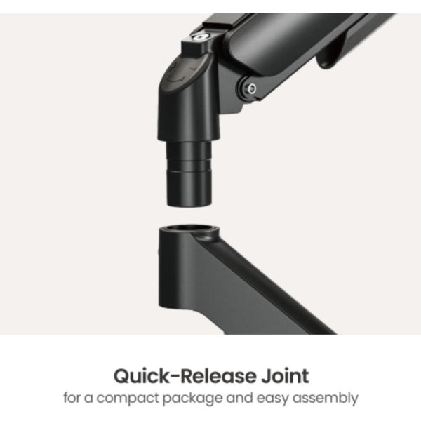 eStuff dubbel skärmhållare - för skrivbord