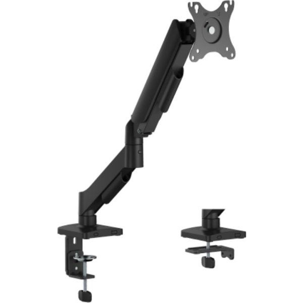 eSTUFF skärmhållare, svart - för skrivbord