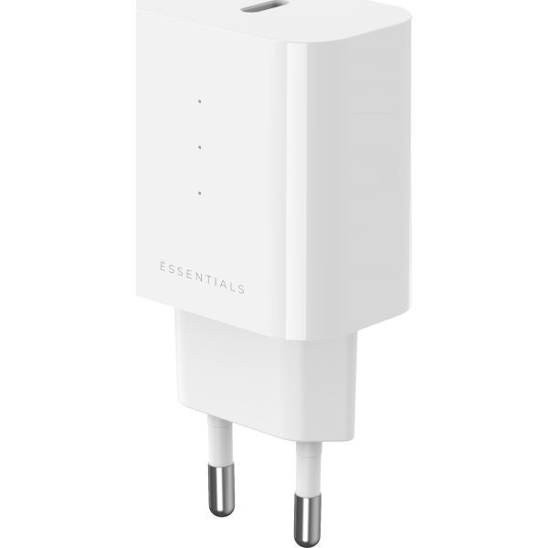 Ëssentials 40W USB-C strömadapter, vit