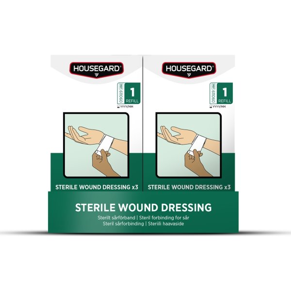 Housegard Sterilt sårförband - 3-Pack