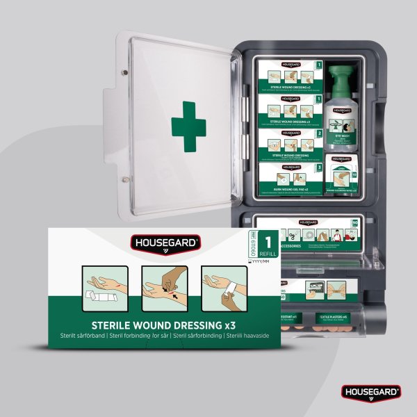 Housegard Sterilt sårförband - 3-Pack