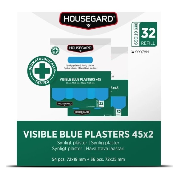 Housegard Spårbara plåster 2x45 st