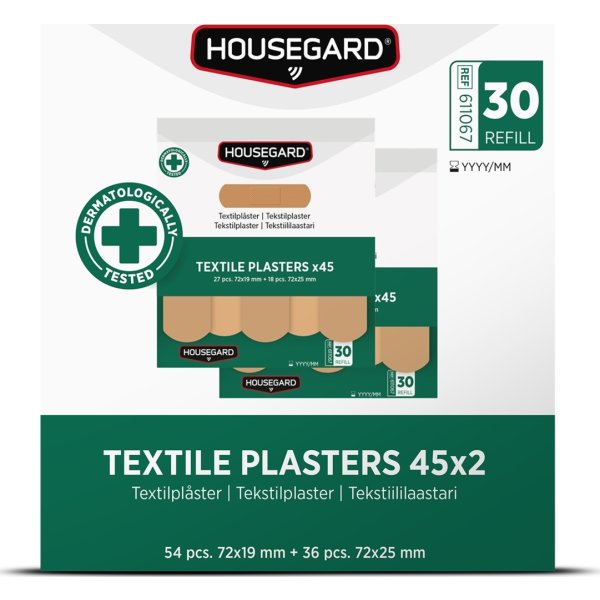 Housegard Textilplåster (2x45 st)