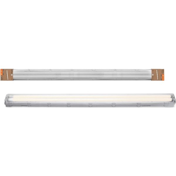 Osram 2x LED-armatur, Damp Proof Essential - 19W