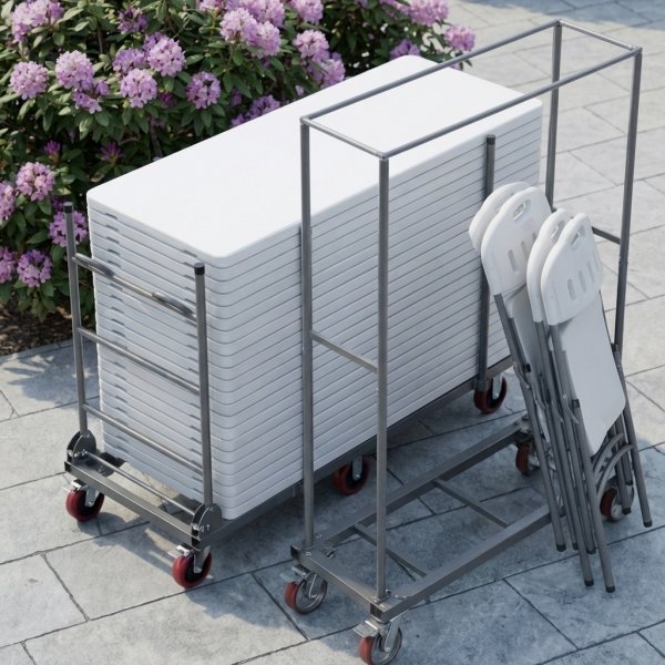 Park hopfällbart bord L183xB76xH74 cm