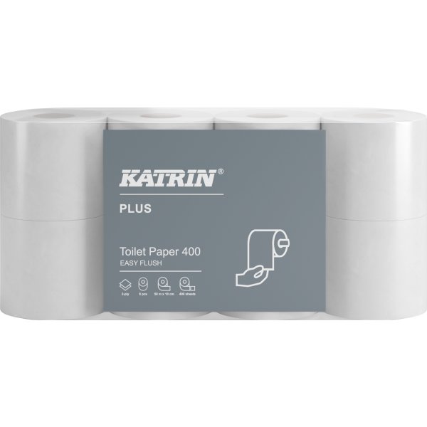 Katrin Plus 300 Easy Flush toalettpapper | 40-pack