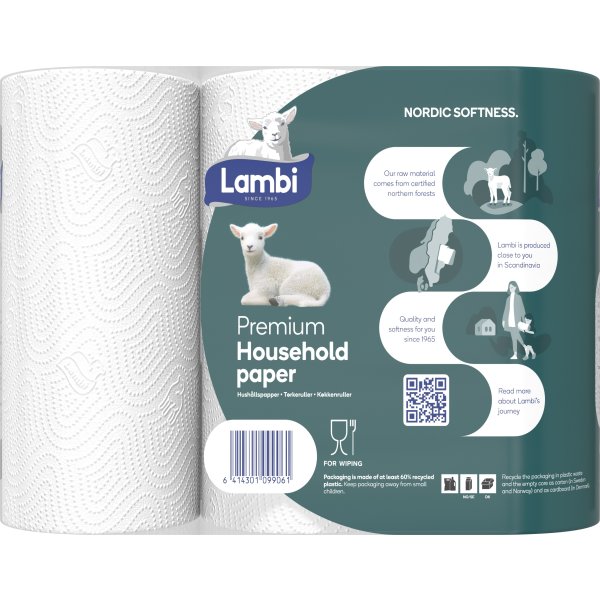 Lambi Köksrullar Premium, 3-lagers, 21 rullar