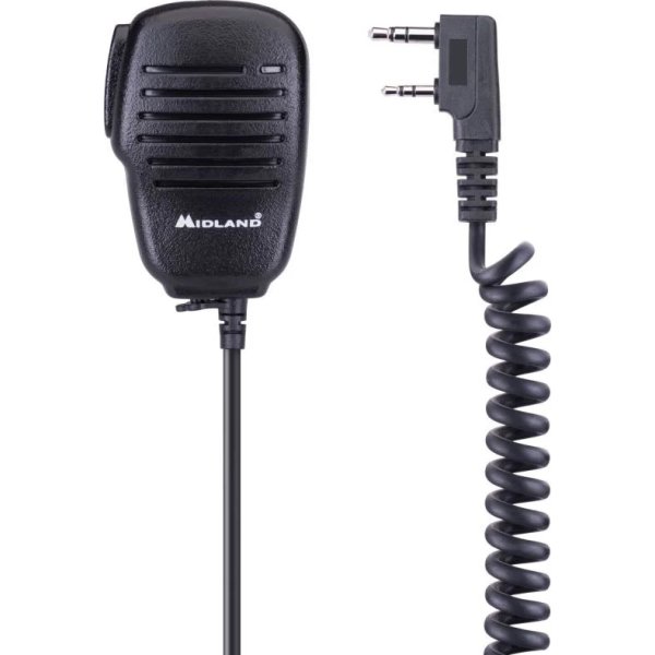 Midland Mikrofon 2-Pin MA22LK Pro, svart