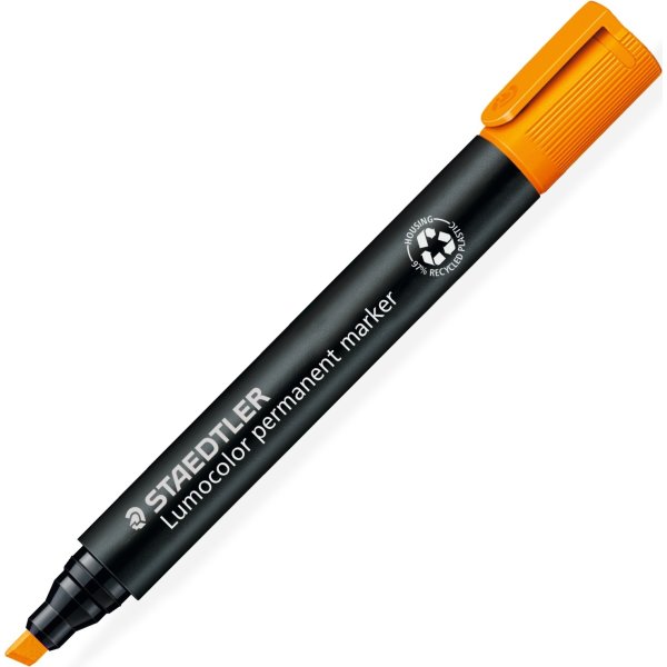 Staedtler Lumocolor 350 märkpenna, snedskuren, per