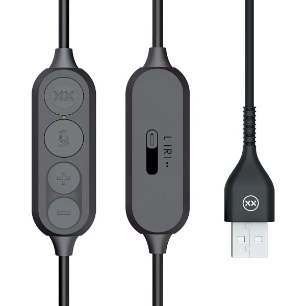 Mixx Headset Stereo H1u Kabelanslutet USB-A, svart