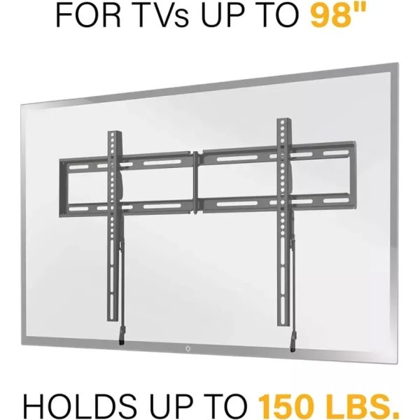 SECURA TV Fäste 42-98", Svart