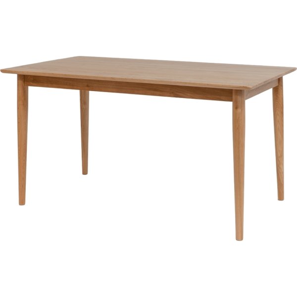 NordicLine matsalsset med 4 stolar med flät, ek