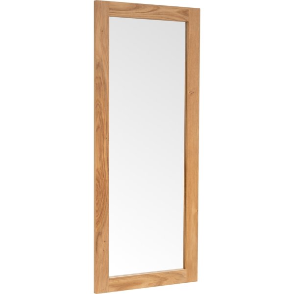 NordicLine Spegel, bred ram i ek, 50x120 cm